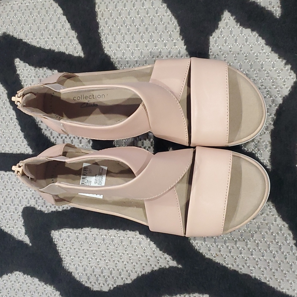 Clarks Jillian platform sandals